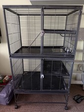 Rat Ferret Chinchilla Degu Cage Large Tall Metal 160cm Little Friends - Aventura