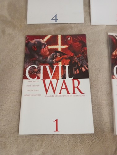 Marvel comics civil war issues - comics,