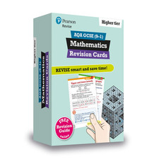 Pearson REVISE AQA GCSE Maths Higher Revision Cards (with free online Revision
