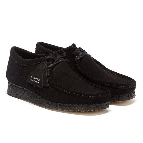 Clarks wallabee mens black - wallabee,