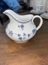 Royal Doulton Milk Jug, ‘York Town’ Design Blue And White