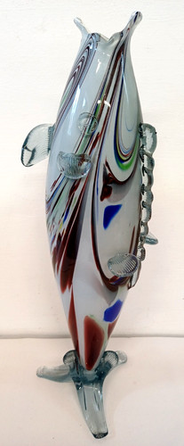 Large murano glass - murano, fish
