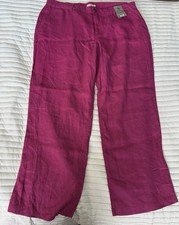TU Linen Trousers Size 16 Short