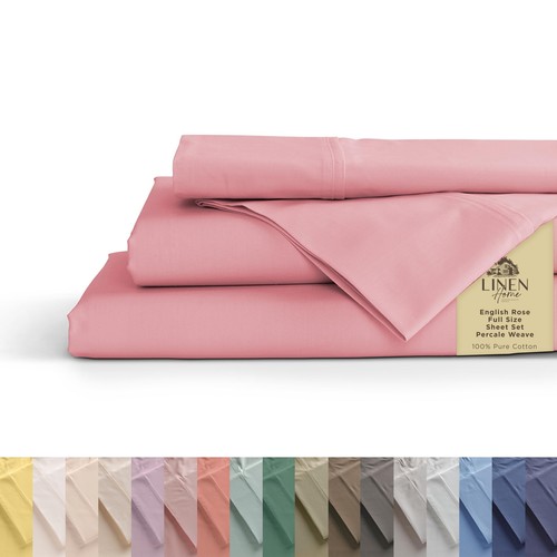 100 cotton percale sheets - 100%,