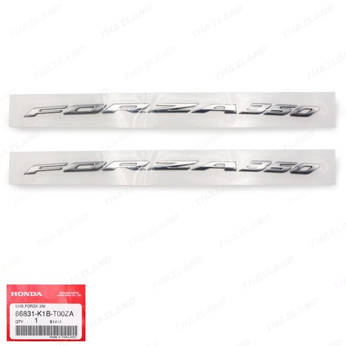 Chrome side logo decal - side,