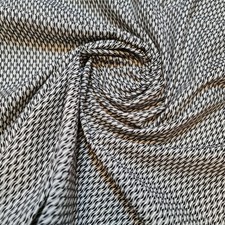 Black White 100% Cotton