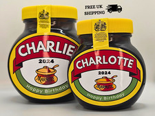 Personalised Marmite Jar Label