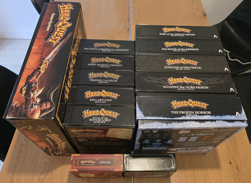 Hero quest board game - game, all
