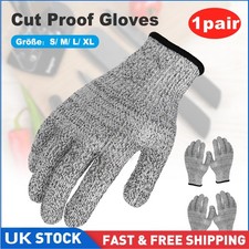 Cut Proof Stab Resistant Butcher Gloves Safety Stainless Steel Wire Metal Mesh