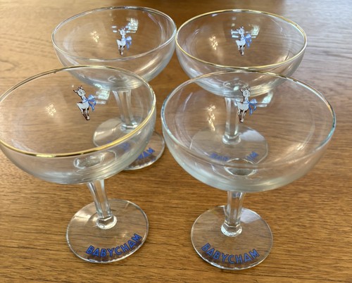 Vintage babycham glasses set - vintage,