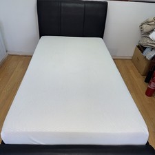 3’6’’ Faux Leather Single Bed With Large Headboard and 3’6’’ mattress
