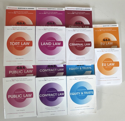 Oxford concentrate a law - q&a,