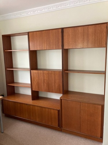 Plan units bookcase teak - x,