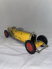 Meccano Car Made To Look Like A 1920’s Racing Car Made From Old Meccano.