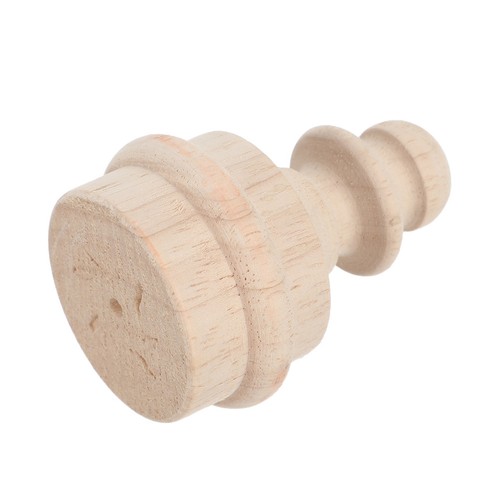 Unfinished wood finials - unfinished,