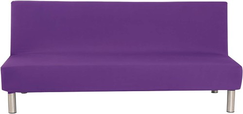 Solid colour armless sofa - armless, bed