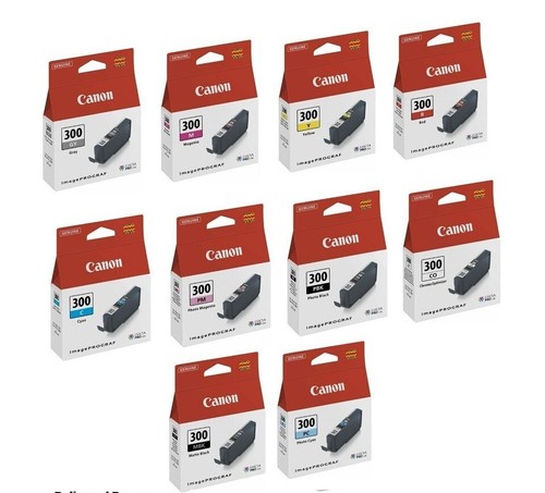 Genuine pfi 300 canon ink - genuine,