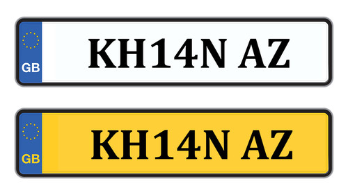 Khan private number plate - khan,