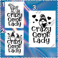 Crazy gonk Lady (3 designs to