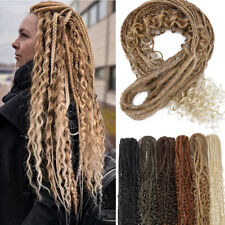 22" Dreadlocks Extensions Synthetic Double End SE Dreads Reggae Box Braids Hair