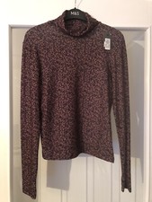 BNWT Ladies Brown Polo Neck