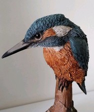 Kingfisher Figurine Sculpture Ornament Birds Ornithology Country Artists 20cms