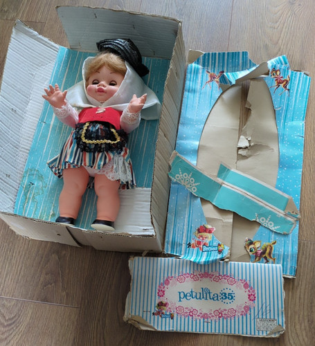 Vintage doll petulita 35 - -,