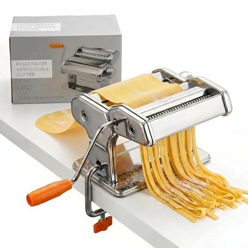 Manual pasta maker steel - pasta,