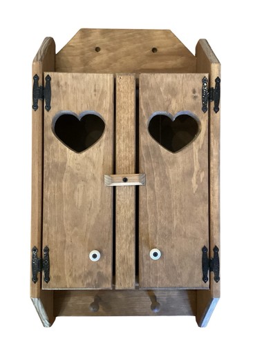 Rustic solid wood hanging - rustic,