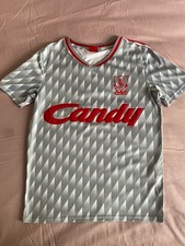 Liverpool FC Retro Candy Shirt Size 11-12 Years Old