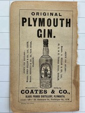 PLYMOUTH GIN 1907 Original