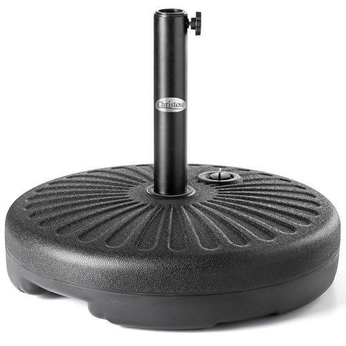 Plastic parasol base 35kg - base,