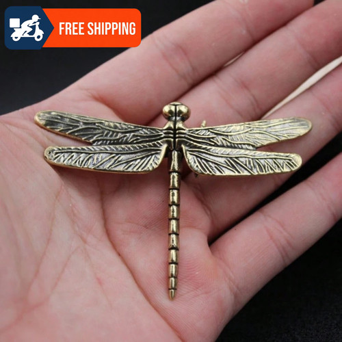 Vintage brass dragonfly - vintage,