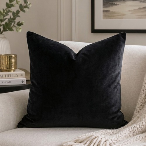 Plush velvet cushion covers - plush,