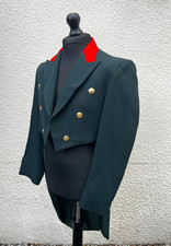 Vintage Dark Green & Red Wool