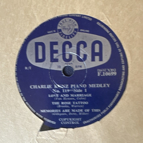 Charlie kunz piano medley no - charlie,
