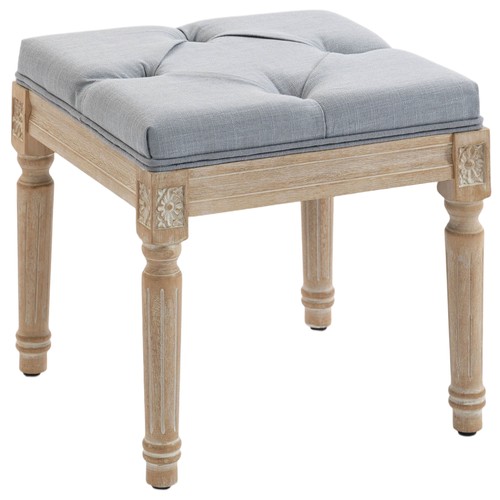 Homcom vintage foot stool with - vintage,