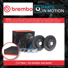 Brake Discs Pair + Pads Kit