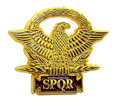 Roman spqr eagle - eagle, pin