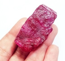 Natural red beryl earth - red,