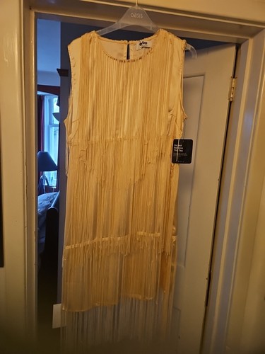 Ivory 1920s style flapperdress - ivory,