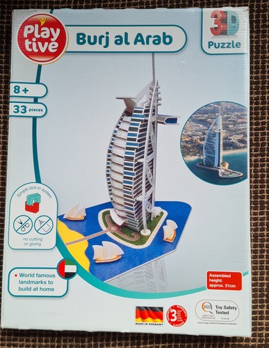 Puzzle burj arab 33pcs - puzzle,
