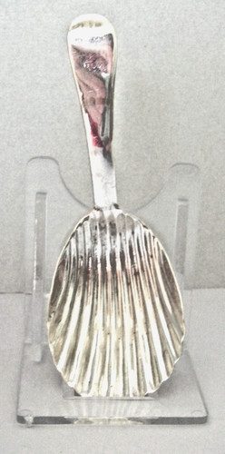 Georgian solid silver caddy - georgian,