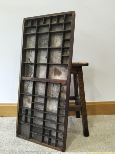 Vintage wooden compartment - vintage, 52
