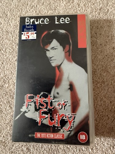 Bruce lee fist fury vhs - fist,