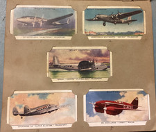 Speed Wills Cigarette Cards - Full Set of 50 Cards in album
