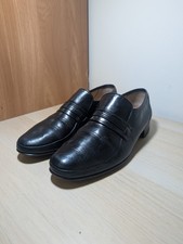 MENS CLARKS BLACK LEATHER SIZE