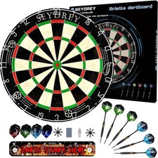 Cork Dartboard with Darts Professional Design For Auction Rotating Number