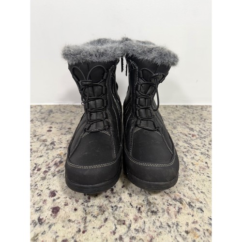 Totes eve black winter boots - black,