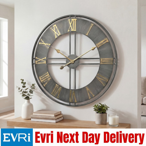 Large metal wall clocks - clocks, –